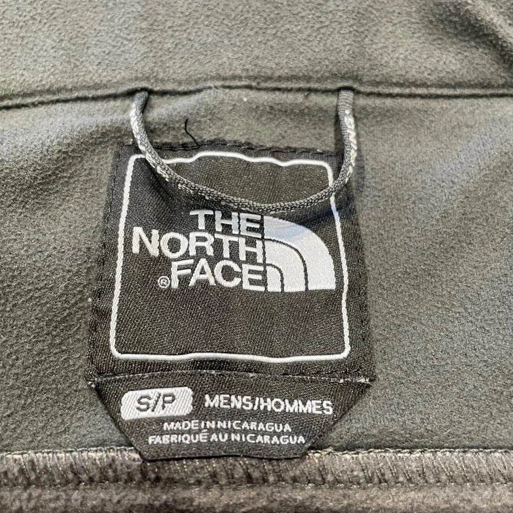 The North Face Apex Bionic Softshell Jacket Mens Small Grey Charcoal AMVY T183